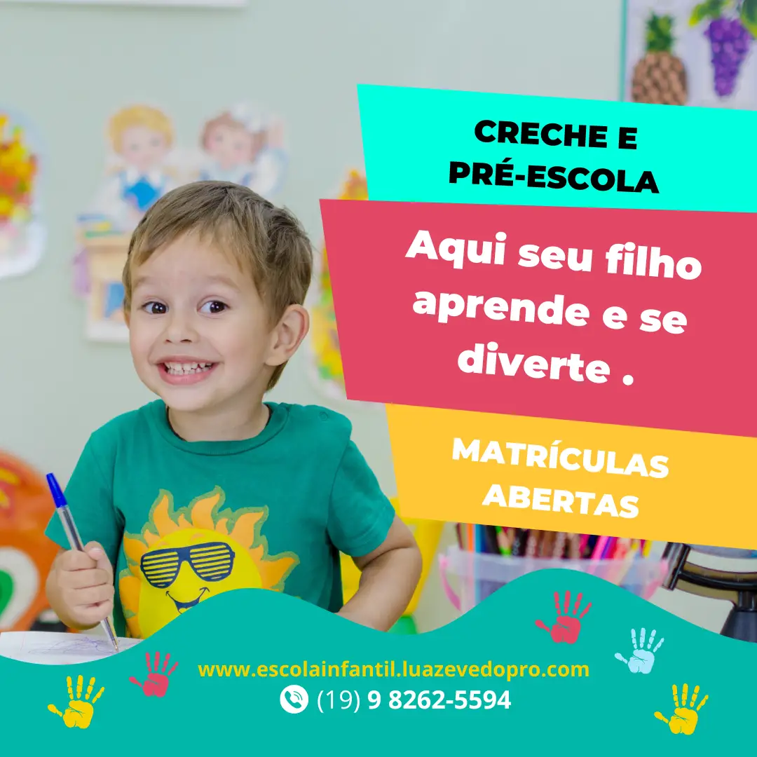Escola Infantil - Arte 1 -Site Desenvolvido by Lu Azevedo